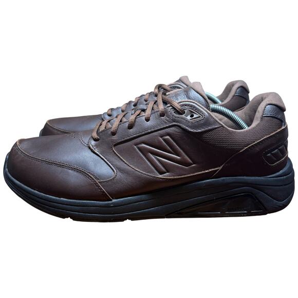 NEW BALANCE 928v2 Men's 12D Brown Leather Shoes MW928BR2 Causal Sneakers - Picture 1 of 14